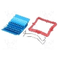 Radiator extrudat, aluminiu, 27mm x 27mm, albastru, Advanced Thermal Solutions - ATS-50270B-C1-R0