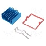 Radiator extrudat, aluminiu, 27mm x 27mm, albastra, Advanced Thermal Solutions - ATS-X53270G-C1-R0