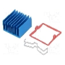 Radiator extrudat, aluminiu, 27mm x 27mm, albastra, Advanced Thermal Solutions - ATS-X53270P-C1-R0