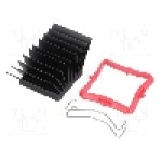 Radiator extrudat, aluminiu, 27mm x 27mm, neagra, Advanced Thermal Solutions - ATS-51270R-C1-R0