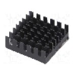 Radiator extrudat, aluminiu, 27mm x 27mm, negru, Advanced Thermal Solutions - ATS-55270D-C1-R0