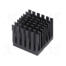 Radiator extrudat, aluminiu, 27mm x 27mm, negru, Advanced Thermal Solutions - ATS-55270W-C1-R0