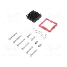 Radiator extrudat, aluminiu, 27mm x 27mm, negru, Advanced Thermal Solutions - ATS-61270D-C1-R0