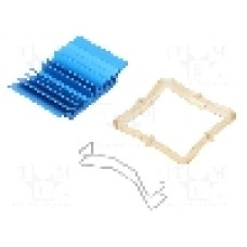 Radiator extrudat, aluminiu, 29mm x 29mm, albastru, Advanced Thermal Solutions - ATS-50290B-C1-R0