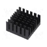 Radiator extrudat, aluminiu, 29mm x 29mm, negru, Advanced Thermal Solutions - ATS-55290K-C1-R0