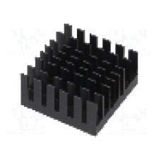 Radiator extrudat, aluminiu, 29mm x 29mm, negru, Advanced Thermal Solutions - ATS-55290K-C1-R0