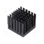 Radiator extrudat, aluminiu, 29mm x 29mm, negru, Advanced Thermal Solutions - ATS-55290W-C1-R0