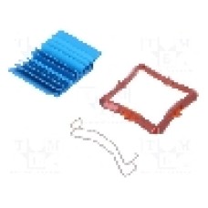 Radiator extrudat, aluminiu, 30mm x 30mm, albastru, Advanced Thermal Solutions - ATS-50300B-C1-R0