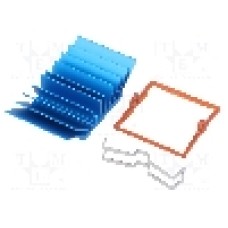 Radiator extrudat, aluminiu, 30mm x 30mm, albastra, Advanced Thermal Solutions - ATS-X50300G-C1-R0