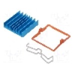 Radiator extrudat, aluminiu, 30mm x 30mm, albastra, Advanced Thermal Solutions - ATS-X53300B-C1-R0