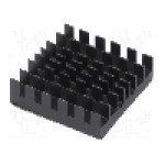 Radiator extrudat, aluminiu, 30mm x 30mm, negru, Advanced Thermal Solutions - ATS-55300D-C1-R0