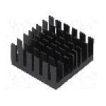 Radiator extrudat, aluminiu, 30mm x 30mm, negru, Advanced Thermal Solutions - ATS-55300K-C1-R0