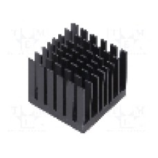 Radiator extrudat, aluminiu, 30mm x 30mm, negru, Advanced Thermal Solutions - ATS-55300W-C1-R0