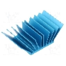Radiator extrudat, aluminiu, 31mm x 31mm, albastru, Advanced Thermal Solutions - ATS-50310P-C1-R0