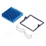 Radiator extrudat, aluminiu, 31mm x 31mm, albastra, Advanced Thermal Solutions - ATS-X53310B-C1-R0