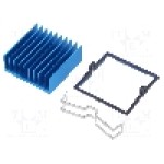 Radiator extrudat, aluminiu, 31mm x 31mm, albastra, Advanced Thermal Solutions - ATS-X53310G-C1-R0