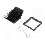 Radiator extrudat, aluminiu, 31mm x 31mm, neagra, Advanced Thermal Solutions - ATS-51310R-C1-R0