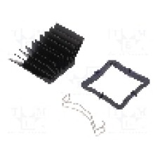 Radiator extrudat, aluminiu, 31mm x 31mm, neagra, Advanced Thermal Solutions - ATS-51310R-C1-R0