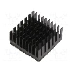 Radiator extrudat, aluminiu, 31mm x 31mm, negru, Advanced Thermal Solutions - ATS-55310K-C1-R0