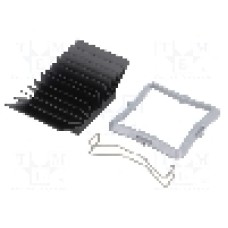 Radiator extrudat, aluminiu, 32.5mm x 32.5mm, neagra, Advanced Thermal Solutions - ATS-51325K-C1-R0