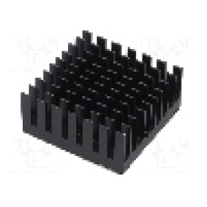 Radiator extrudat, aluminiu, 32.5mm x 32.5mm, negru, Advanced Thermal Solutions - ATS-55325K-C1-R0