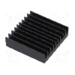 Radiator extrudat, aluminiu, 35mm x 33mm, negru, Advanced Thermal Solutions - ATS-54350D-C1-R0