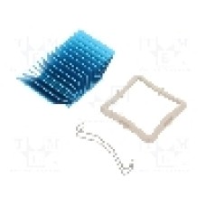 Radiator extrudat, aluminiu, 35mm x 35mm, albastru, Advanced Thermal Solutions - ATS-50350P-C1-R0