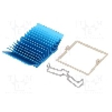 Radiator extrudat, aluminiu, 35mm x 35mm, albastra, Advanced Thermal Solutions - ATS-X50350G-C1-R0