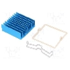 Radiator extrudat, aluminiu, 35mm x 35mm, albastra, Advanced Thermal Solutions - ATS-X53350G-C1-R0