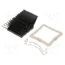 Radiator extrudat, aluminiu, 35mm x 35mm, neagra, Advanced Thermal Solutions - ATS-51350R-C1-R0