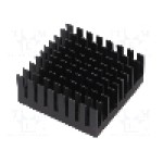 Radiator extrudat, aluminiu, 35mm x 35mm, negru, Advanced Thermal Solutions - ATS-55350K-C1-R0