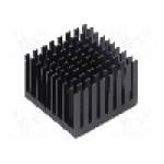 Radiator extrudat, aluminiu, 35mm x 35mm, negru, Advanced Thermal Solutions - ATS-55350W-C1-R0