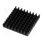 Radiator extrudat, aluminiu, 35mm x 35mm, neagra, FISCHER ELEKTRONIK - ICKBGA35X35