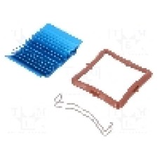 Radiator extrudat, aluminiu, 37.5mm x 37.5mm, albastru, Advanced Thermal Solutions - ATS-50375B-C1-R0