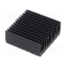 Radiator extrudat, aluminiu, 37.5mm x 37.5mm, neagra, Advanced Thermal Solutions - ATS-54375K-C1-R0