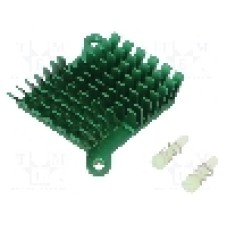 Radiator extrudat, aluminiu, 40mm x 38mm, verde, Advanced Thermal Solutions - ATS-1038-C1-R0