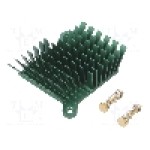 Radiator extrudat, aluminiu, 40mm x 38mm, verde, Advanced Thermal Solutions - ATS-1039-C2-R0