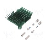 Radiator extrudat, aluminiu, 40mm x 38mm, verde, Advanced Thermal Solutions - ATS-1039-C3-R0