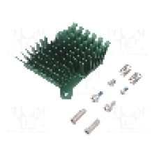 Radiator extrudat, aluminiu, 40mm x 38mm, verde, Advanced Thermal Solutions - ATS-1039-C3-R0