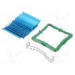 Radiator extrudat, aluminiu, 40mm x 40mm, albastru, Advanced Thermal Solutions - ATS-50400B-C1-R0