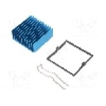 Radiator extrudat, aluminiu, 40mm x 40mm, albastra, Advanced Thermal Solutions - ATS-X53400P-C1-R0