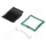 Radiator extrudat, aluminiu, 40mm x 40mm, neagra, Advanced Thermal Solutions - ATS-51400D-C1-R0