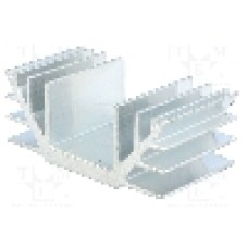 Radiator extrudat, aluminiu, 40mm x 74mm, STONECOLD - 