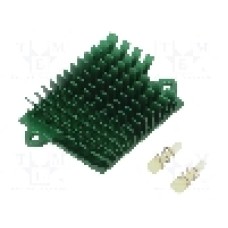 Radiator extrudat, aluminiu, 41mm x 45mm, verde, Advanced Thermal Solutions - ATS-1041-C1-R0