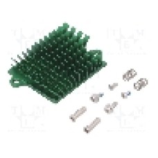 Radiator extrudat, aluminiu, 41mm x 45mm, verde, Advanced Thermal Solutions - ATS-1041-C3-R0