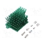 Radiator extrudat, aluminiu, 41mm x 45mm, verde, Advanced Thermal Solutions - ATS-1043-C3-R0