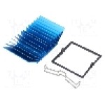 Radiator extrudat, aluminiu, 42.5mm x 42.5mm, albastra, Advanced Thermal Solutions - ATS-X50425P-C1-R0