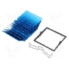 Radiator extrudat, aluminiu, 42.5mm x 42.5mm, albastra, Advanced Thermal Solutions - ATS-X50425P-C1-R0