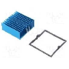 Radiator extrudat, aluminiu, 42.5mm x 42.5mm, albastra, Advanced Thermal Solutions - ATS-X53425P-C1-R0