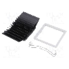 Radiator extrudat, aluminiu, 42.5mm x 42.5mm, neagra, Advanced Thermal Solutions - ATS-51425K-C1-R0